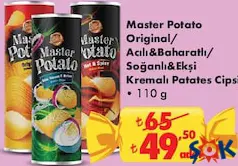 MASTER POTATO CİPS 110 G